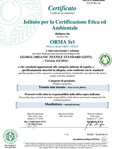 certificazione-gots-2008-008-orma-produzione-tessuto-non-tessuto-spunlace-fibre-cleaning-pisticci-matera-basilicata certificazione-gots-2008-008-orma-produzione-tessuto-non-tessuto-spunlace-fibre-cleaning-pisticci-matera-basilicata